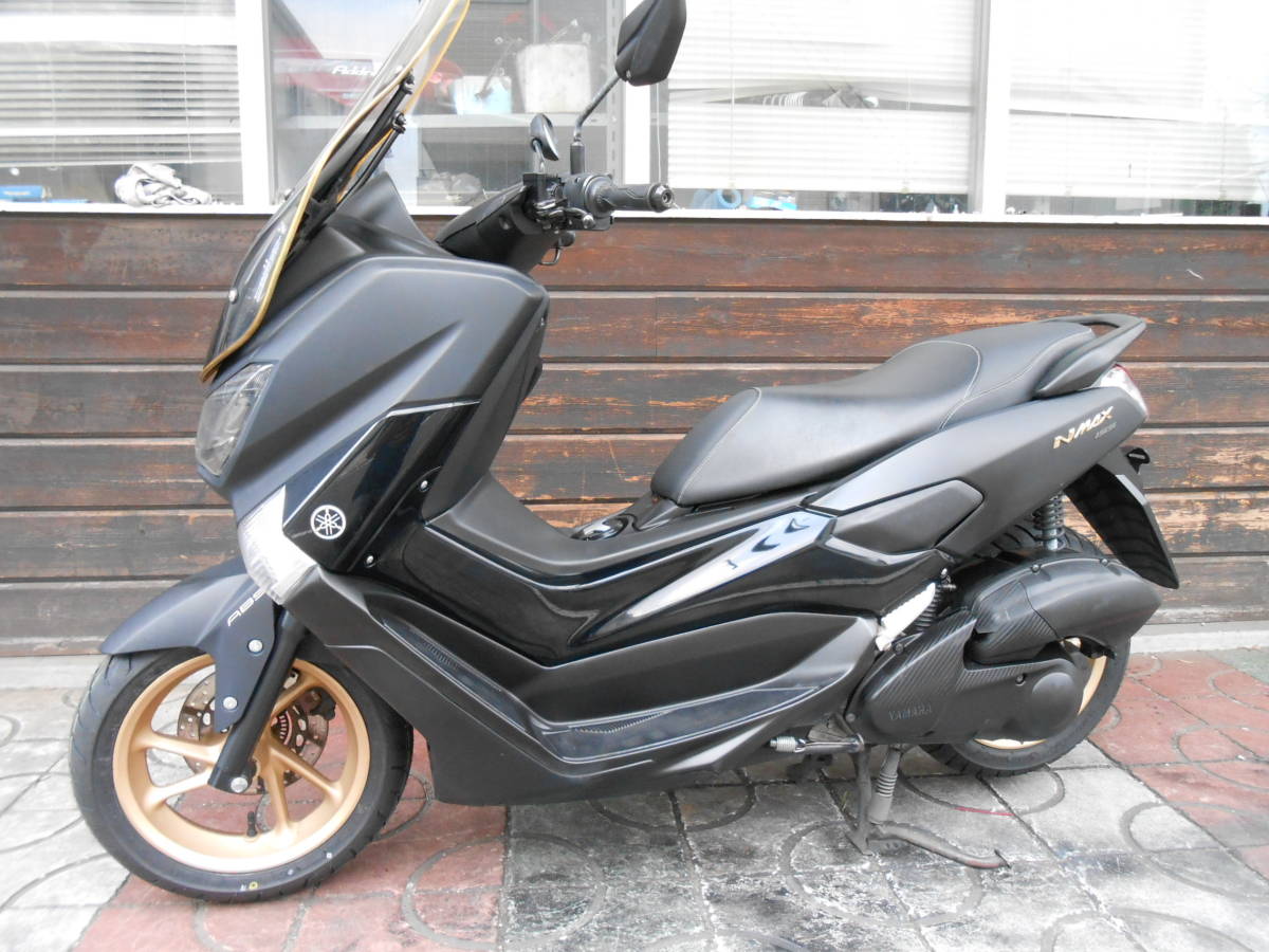 NMAX155 ABS マッドブラック タイヤ ロングスクリーン N