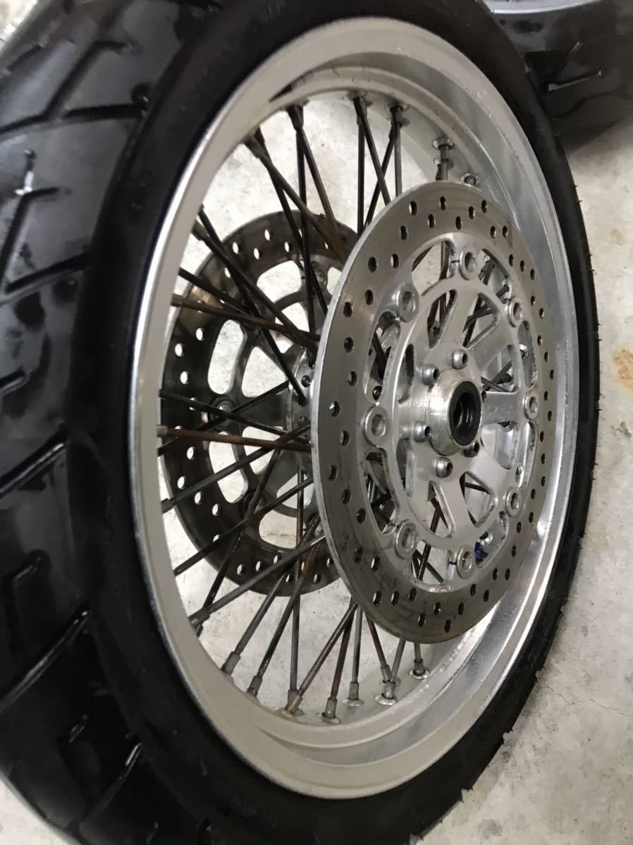 ホンダ NC36 CB400Four 純正ホイール前後セット NC31 より ホンダ NC36 CB400Four 純正ホイール前後セット NC31 より