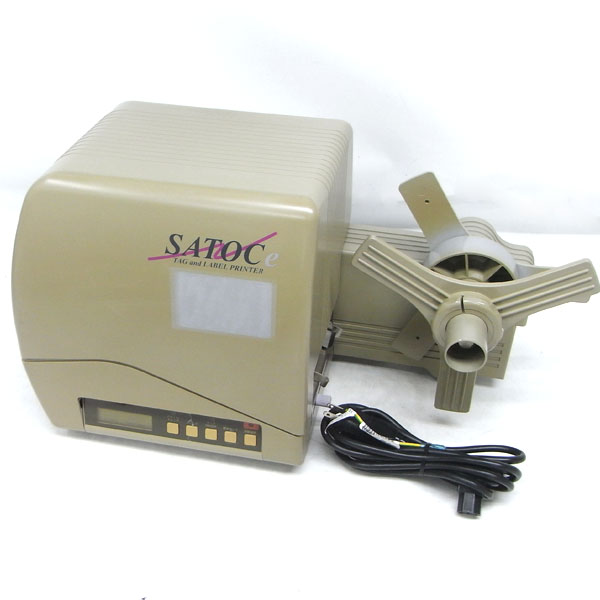 ▼バーコード/ラベルプリンター SATO/サトー TR410e 変色多め