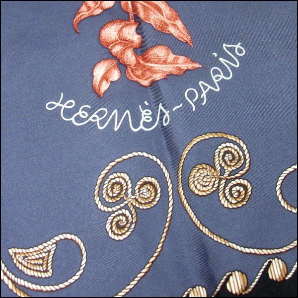 TS HELMES/エルメス スカーフ カレ90 ARABESQUE/アラベスク シルク100