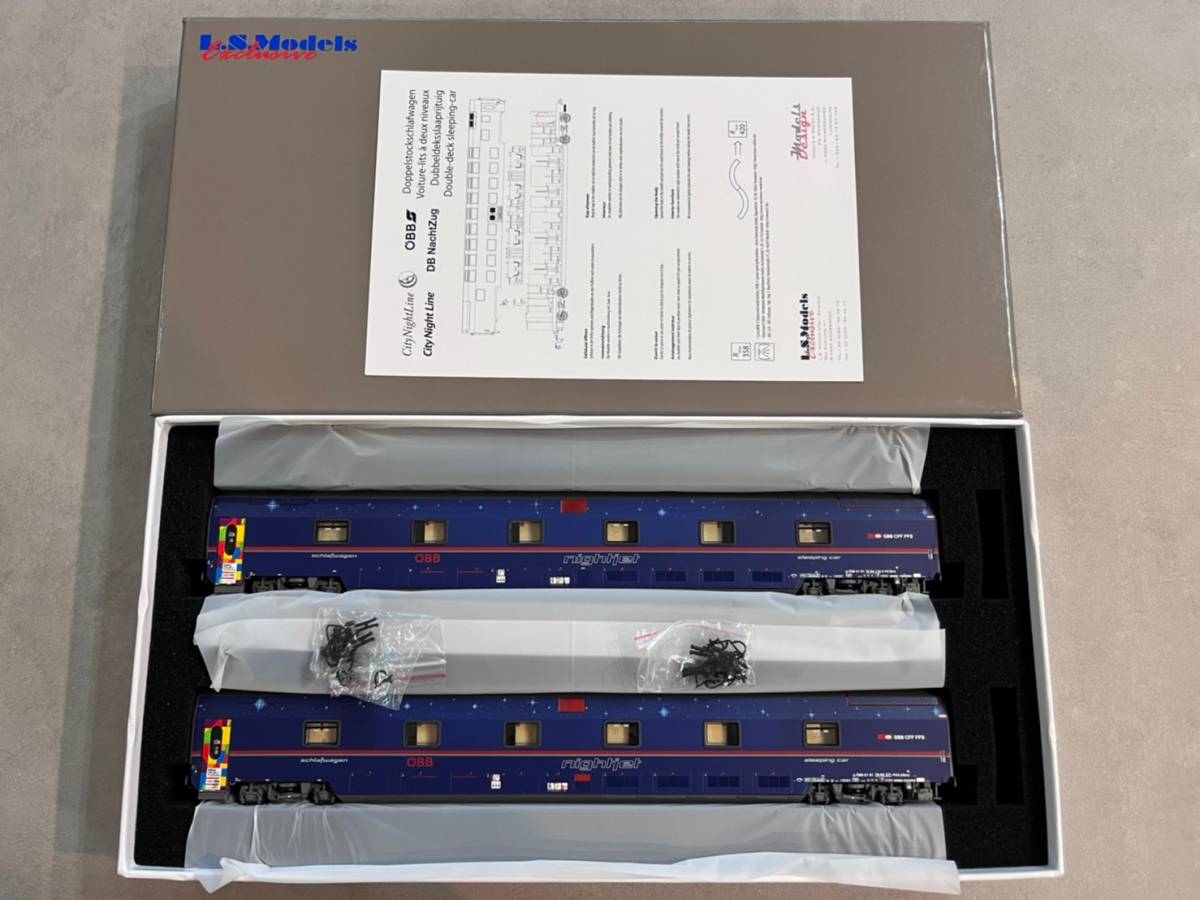 人気，新作 Ls Models HO 47069 AC nightjet寝台客車2階車 SBB 2両セット(外国車輌)｜売買されたオークション情報、yahooの商品情報をアーカイブ公開 - オークファン 外国車輌