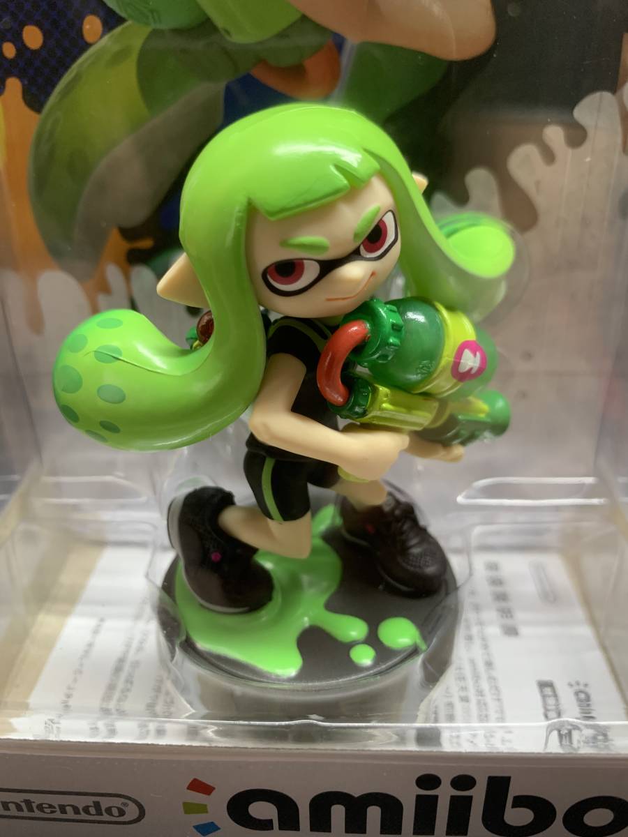 新品未開封 Nintendo amiibo(アミーボ) ガール（ライムグリーン