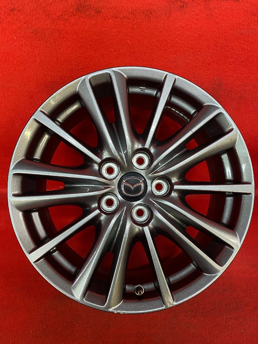 CX-5 KF系 7Jx17 ＋45 PCD114.3 5H 純正アルミホイール 1本 中古品No2