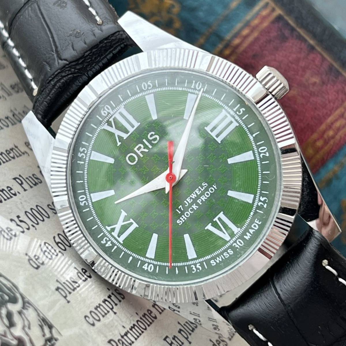 激レア】美品 オリス ORIS メンズ 機械式 腕時計 手巻き ビンテージ 