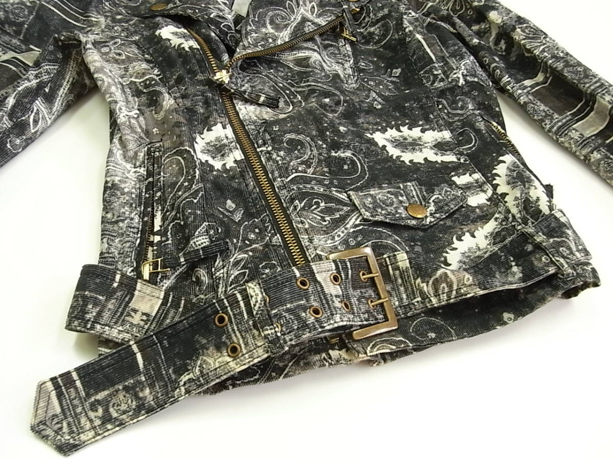 美品◇ JPG ジャンポールゴルチエ ライダースジャケット シングル 