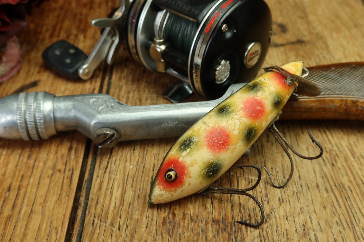 最安値，2025 #1800 HEDDON CRAB WIGGLER オールドウッドルアー / ABU