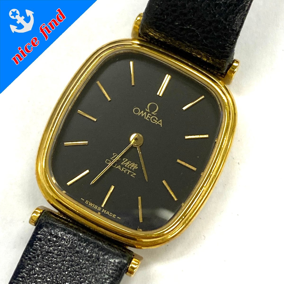◇オメガ OMEGA◇デビル De Ville 1353 クォーツ 腕時計 レディース 