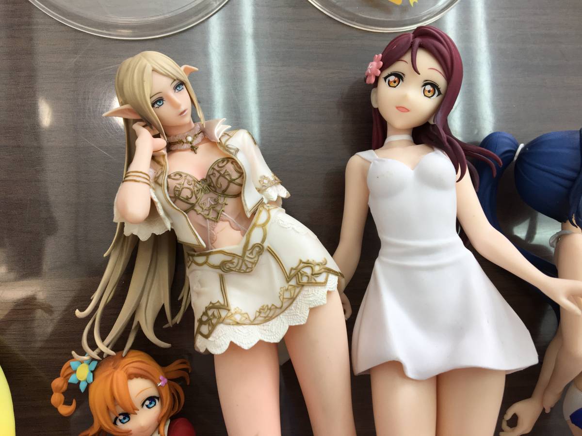 ラブライブ 他 水着 フィギュアおまとめ出品 ソフビ 色々 ジャンク 1円 