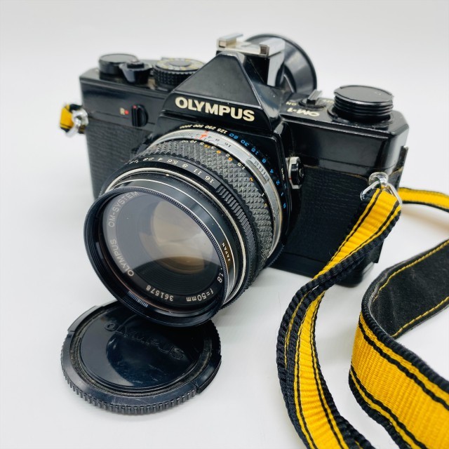 OLYMPUS オリンパス OM-1 ブラック 550989 シャッター音〇 F.ZUIKO