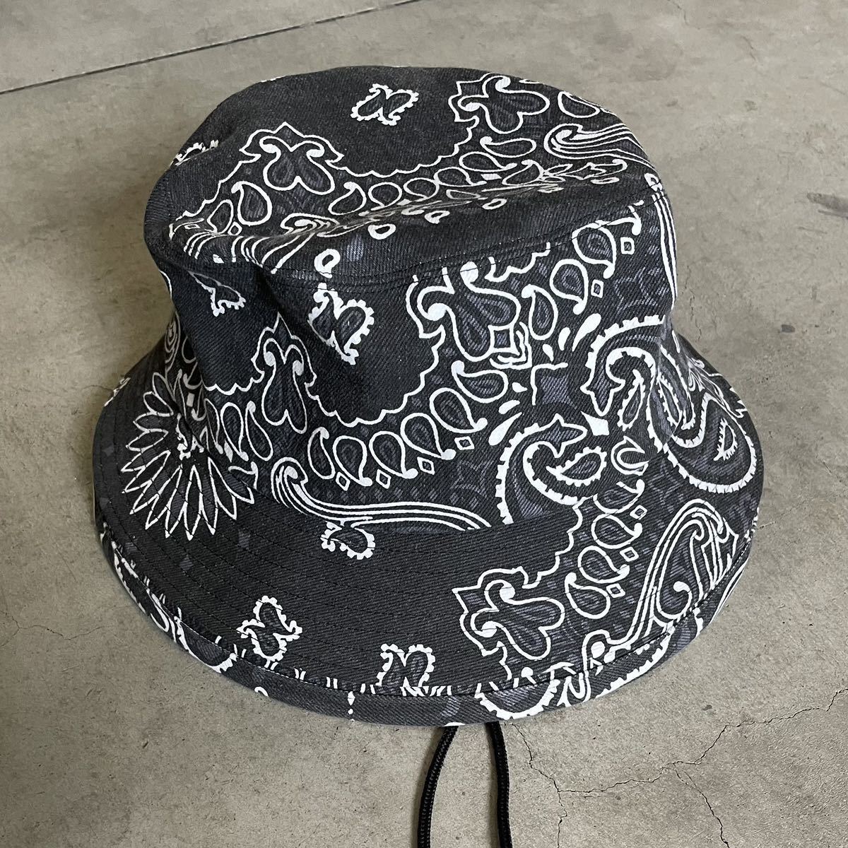 22ss sacai サカイ / Paisley Double Brim Hat / size 3 / ペイズリー