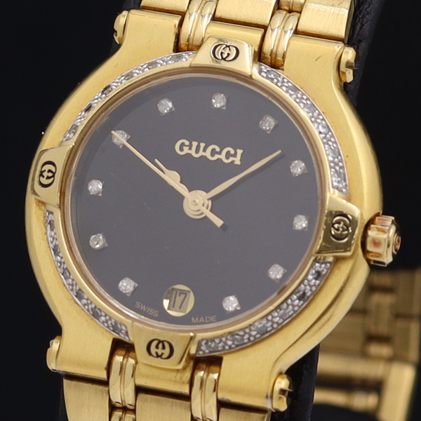 グッチ 6000.2.L GUCCI Yahoo!オークション ゴールド 腕時計公式 GUCCI
