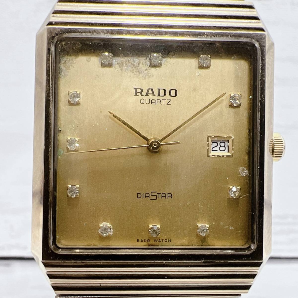 RADO ダイヤスター ラドー 20ATM 金 R12160103 ラドー ダイヤスター