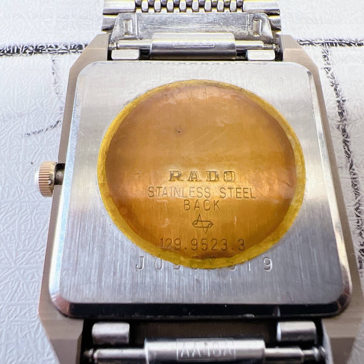RADO ダイヤスター ラドー 20ATM 金 R12160103 ラドー ダイヤスター