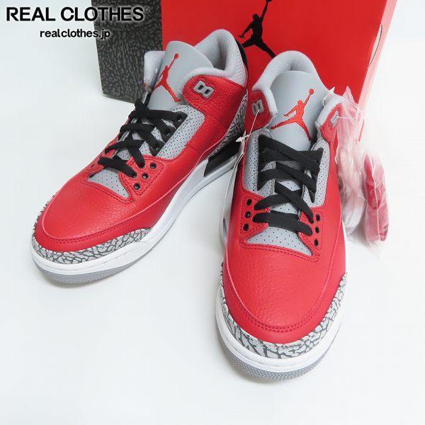 【未使用】NIKE/ナイキ AIR JORDAN 3 RETRO SE FIRE RED CEMENT エアジョーダン3 CK5692-600/26.5 /080
