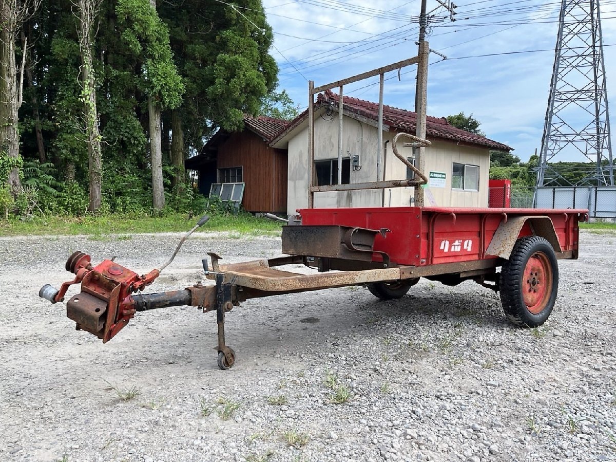 ◇売切り◇筑水農機 KD3160T 牽引式 耕運機用 駆動 トレーラー 運搬車 