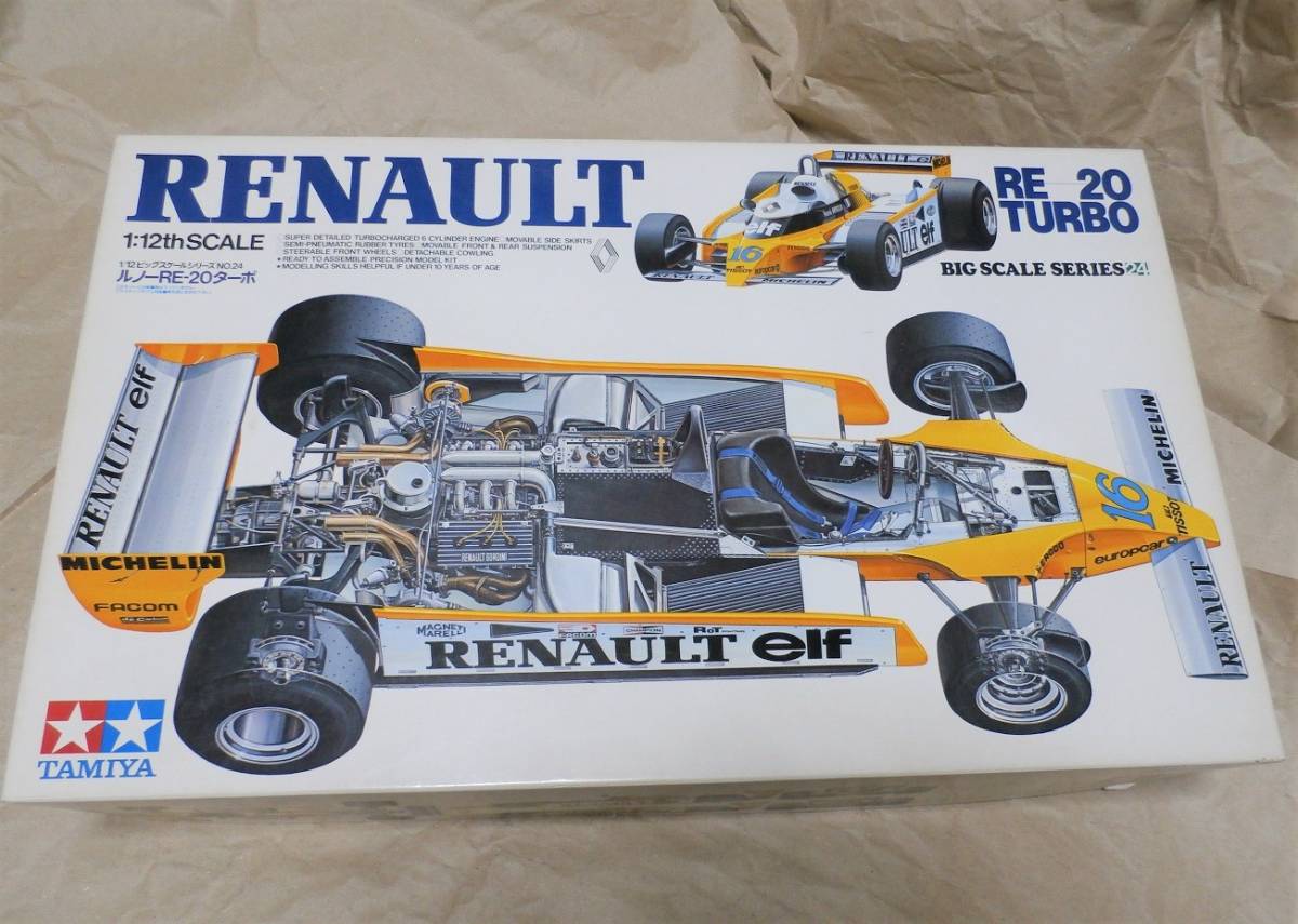 タミヤ 1⁄12 ルノーRE-20ターボ タミヤ1⁄12 一般 ホビー 【中古/旧