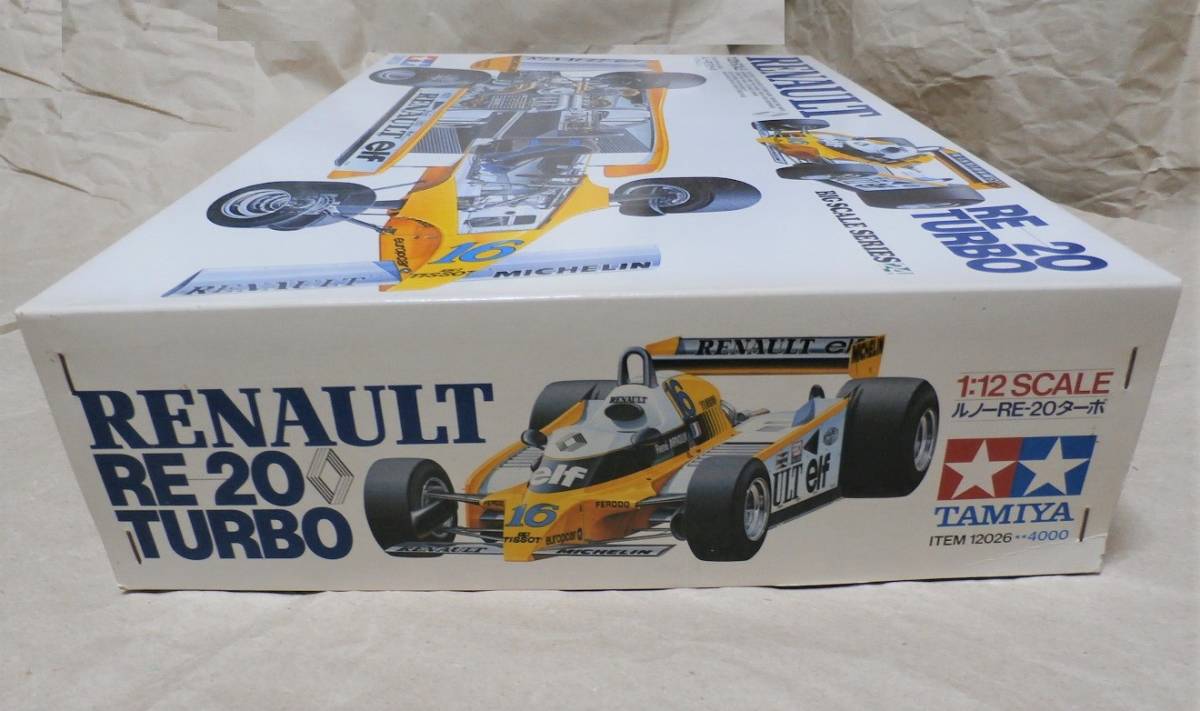 タミヤ 1⁄12 ルノーRE-20ターボ タミヤ1⁄12 一般 ホビー 【中古/旧