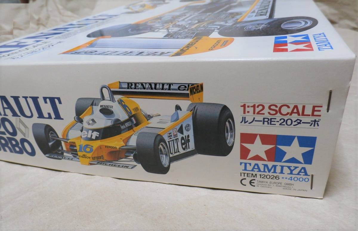 タミヤ 1⁄12 ルノーRE-20ターボ タミヤ1⁄12 一般 ホビー 【中古/旧