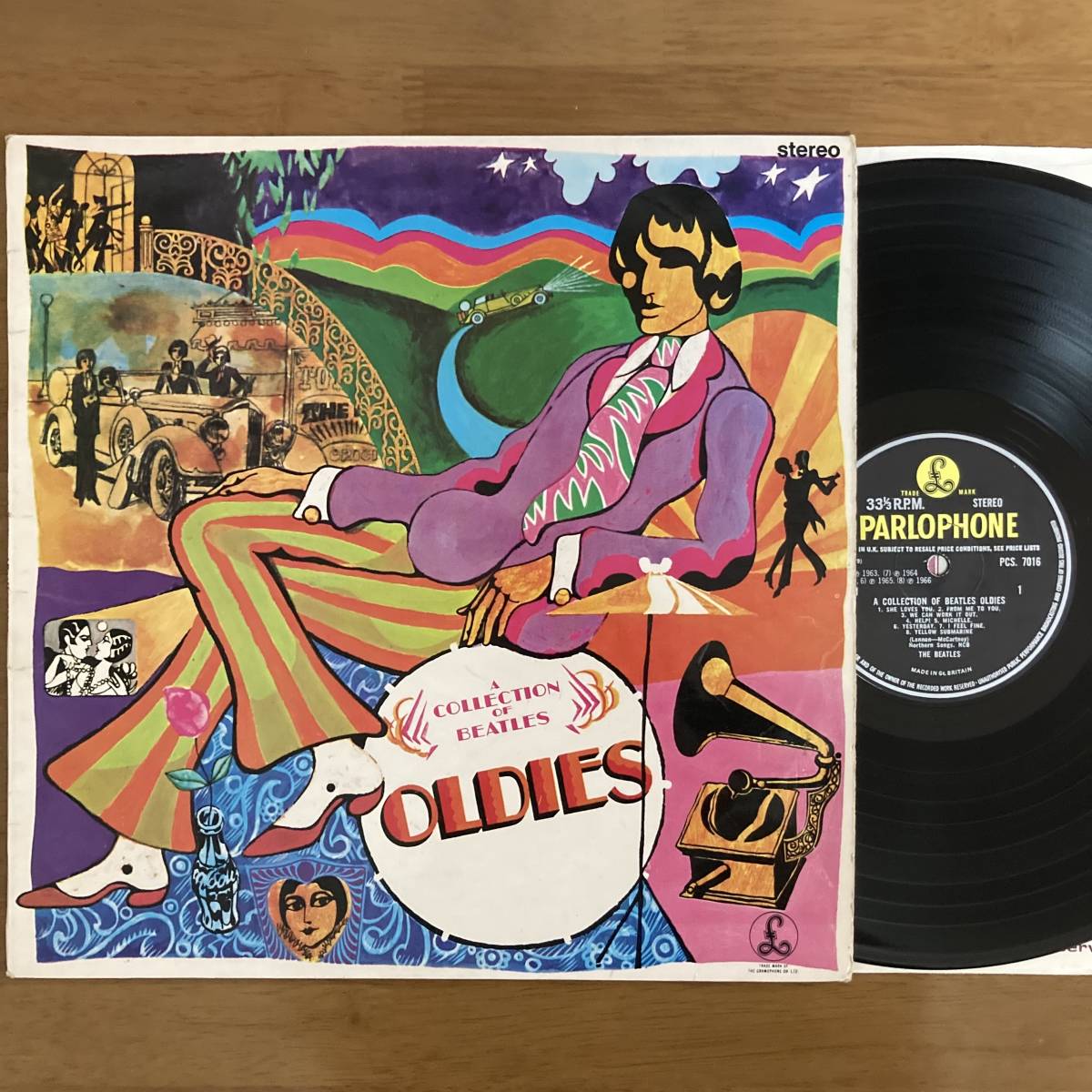 WITH UK盤イエロー・パーロフォン ラウドカットマト1N⁄1N THE Beatles 