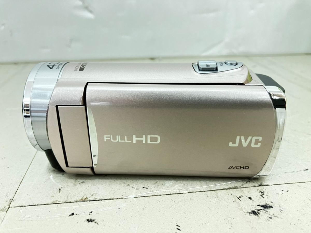 【専用】HDデジタルビデオカメラ JVC EverioGZ-E117-W動作確認 JVC EVERIO GZ-E117 ビデオカメラ ケンウッド ビクター エブリオ 動作