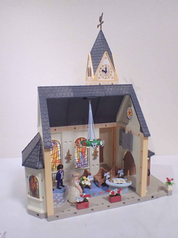 豊TJ6-941/4J〇playmobil プレイモービル 4296 教会 ウエディング〇 