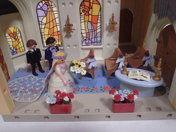 豊TJ6-941/4J〇playmobil プレイモービル 4296 教会 ウエディング〇 