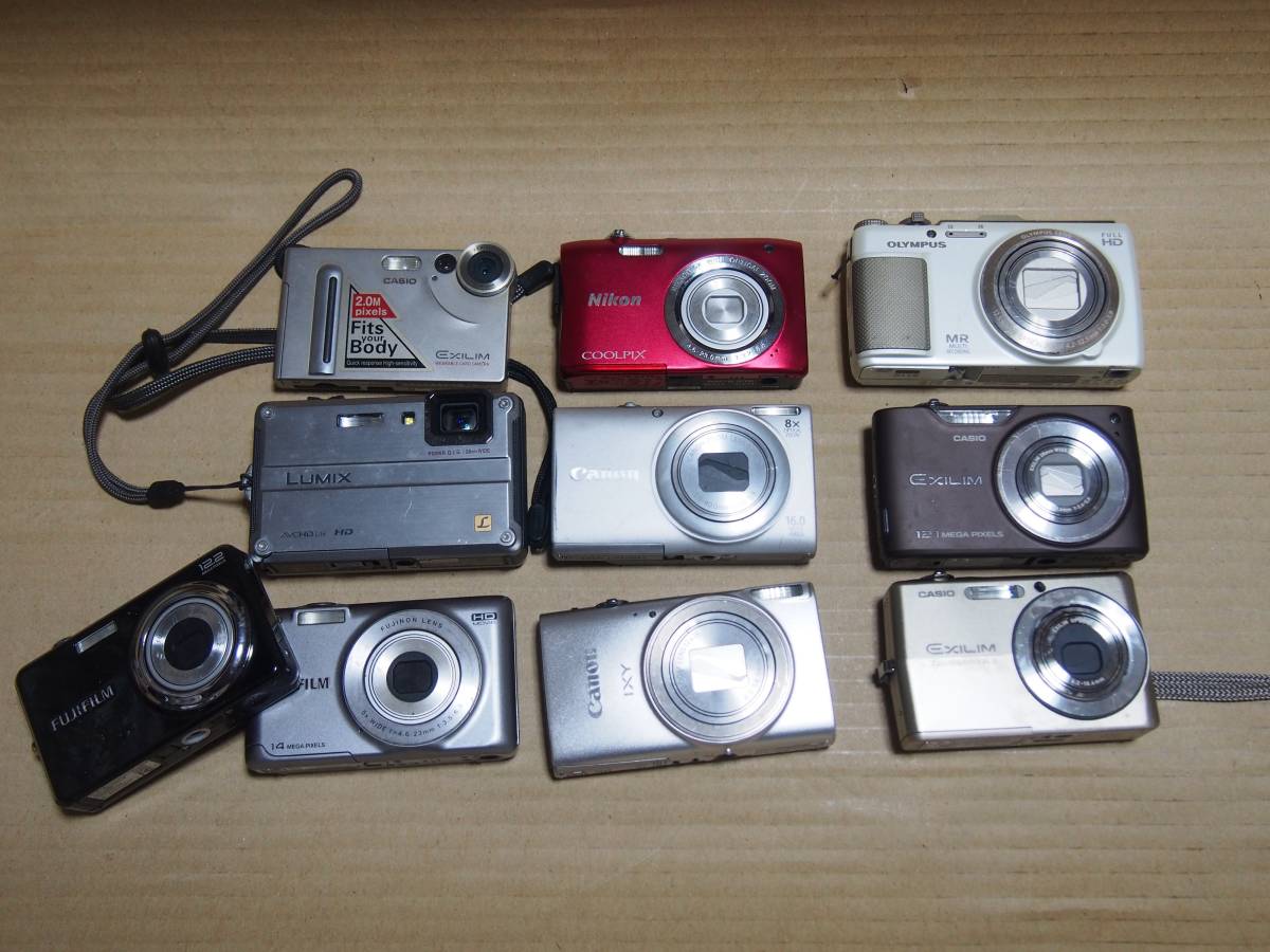コンパクトデジタルカメラ 色々10個 中古難有ジャンク品 2026年最新