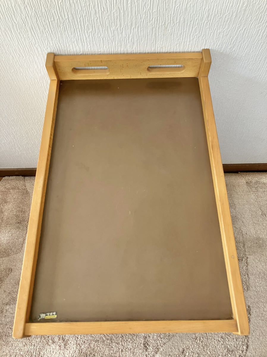 ○オールドカリモク Karimoku キッチンワゴン 木製 キッチンカート