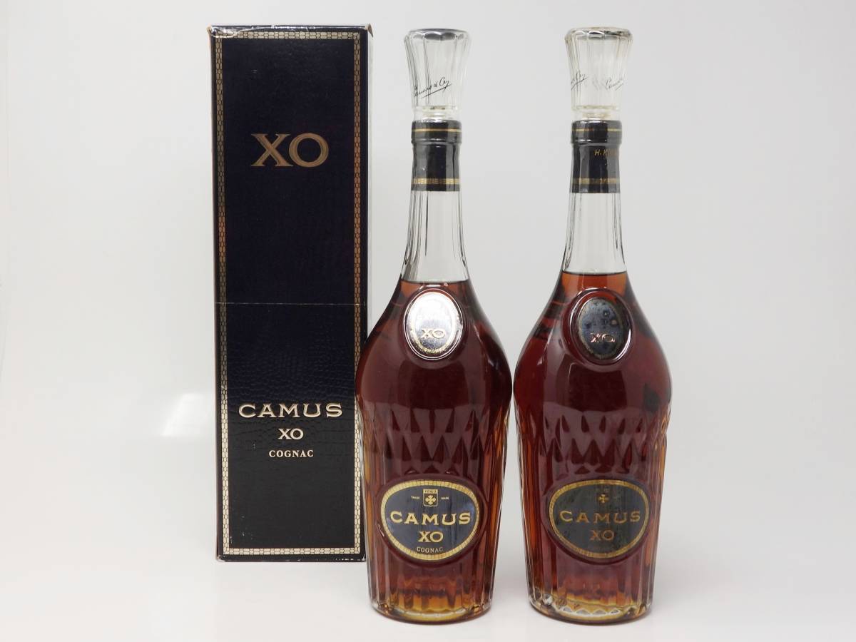 未開栓 CAMUS XO カミュ ロングネック 700ml 40％ 古酒 2本セット