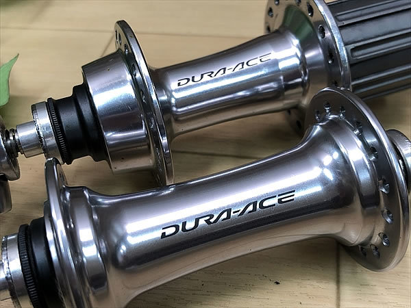 大特価sale!! 美品!! 希少!! SHIMANO DURA-ACE HB-7900 FH-7900 32H/36H 506g シマノ デュラエース 前後スモールハブセット 送料520円!!