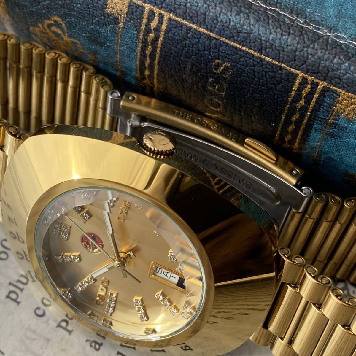 【美品・OH済み】ラドー RADO ◆ ダイヤスター DIASTAR 自動巻き デイデイト 新品仕上げ ダイアスター 中古 メンズ腕時計 ビンテージ 864