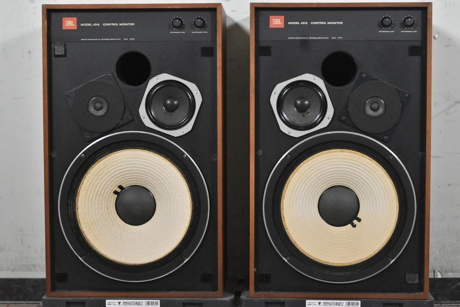 JBL スピーカーペア 4312 Control Monitor JBL MONITOR CONTROL 4312B 良品JBL Monitors