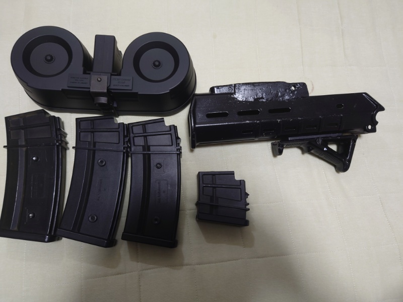 電動G36Kマガジン&自作ハンドガード_1