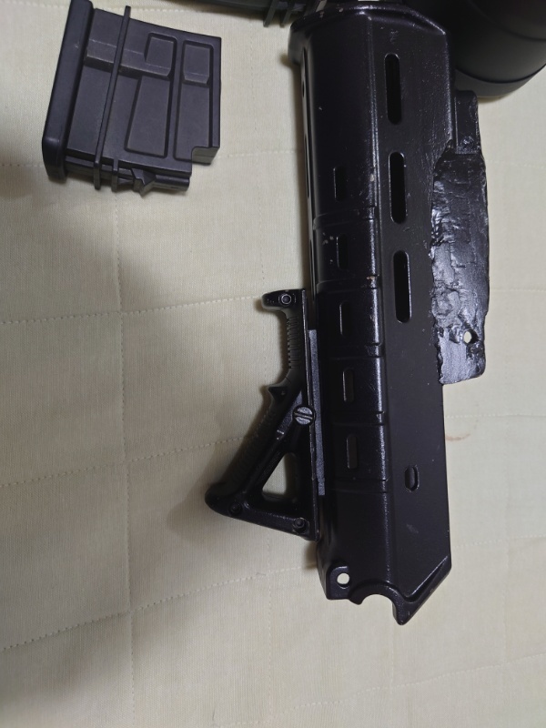 電動G36Kマガジン&自作ハンドガード_3