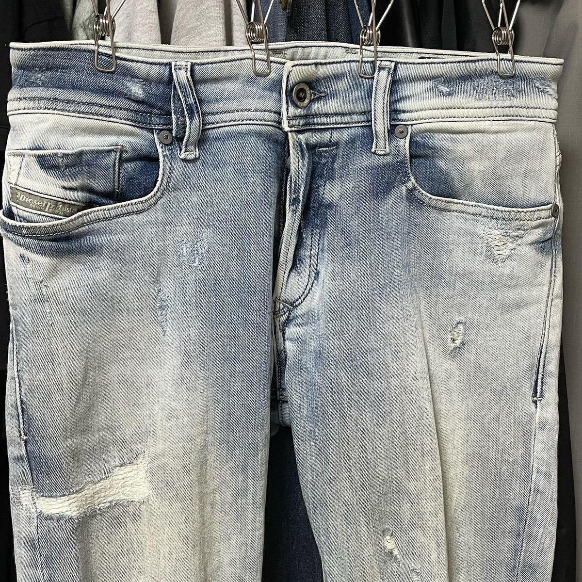 DIESEL ディーゼル SLEENKER ダメージデニム スキニーデニム デニム 