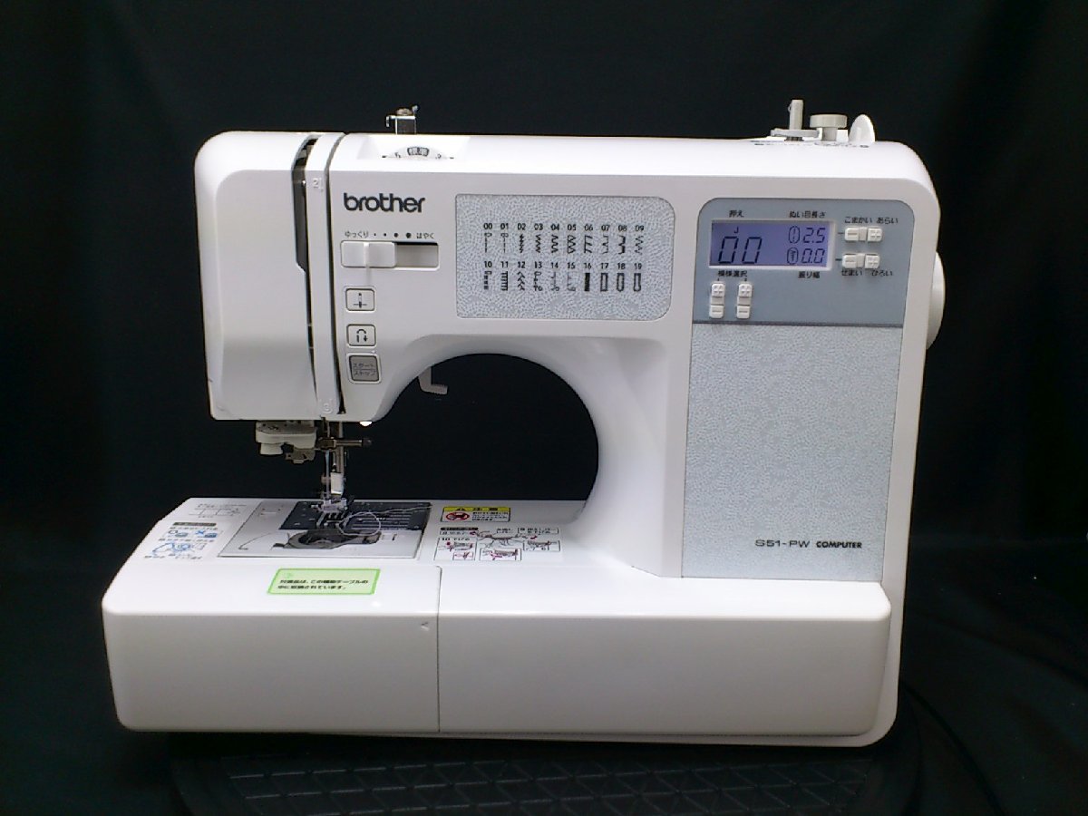 定番人気，安い ブラザーコンピュータミシン S51-PW CPV7501 ☆美品☆
