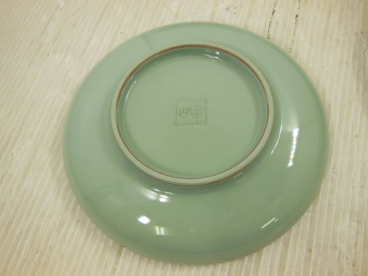 JT75□宮永東山□京焼□食器 お皿□5枚□(約)径13.5×高さ2.5cm