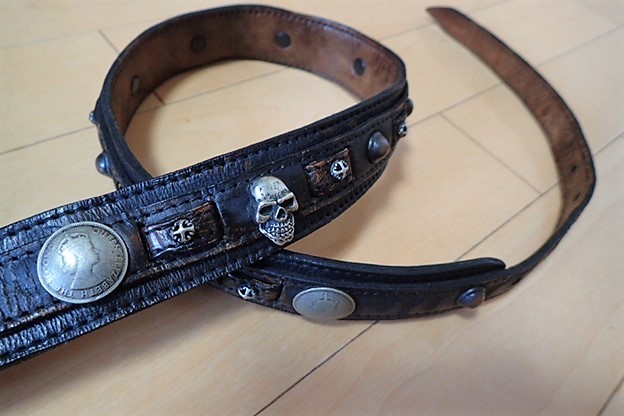 14th addiction concho leather belt 小物 rare 14th addiction