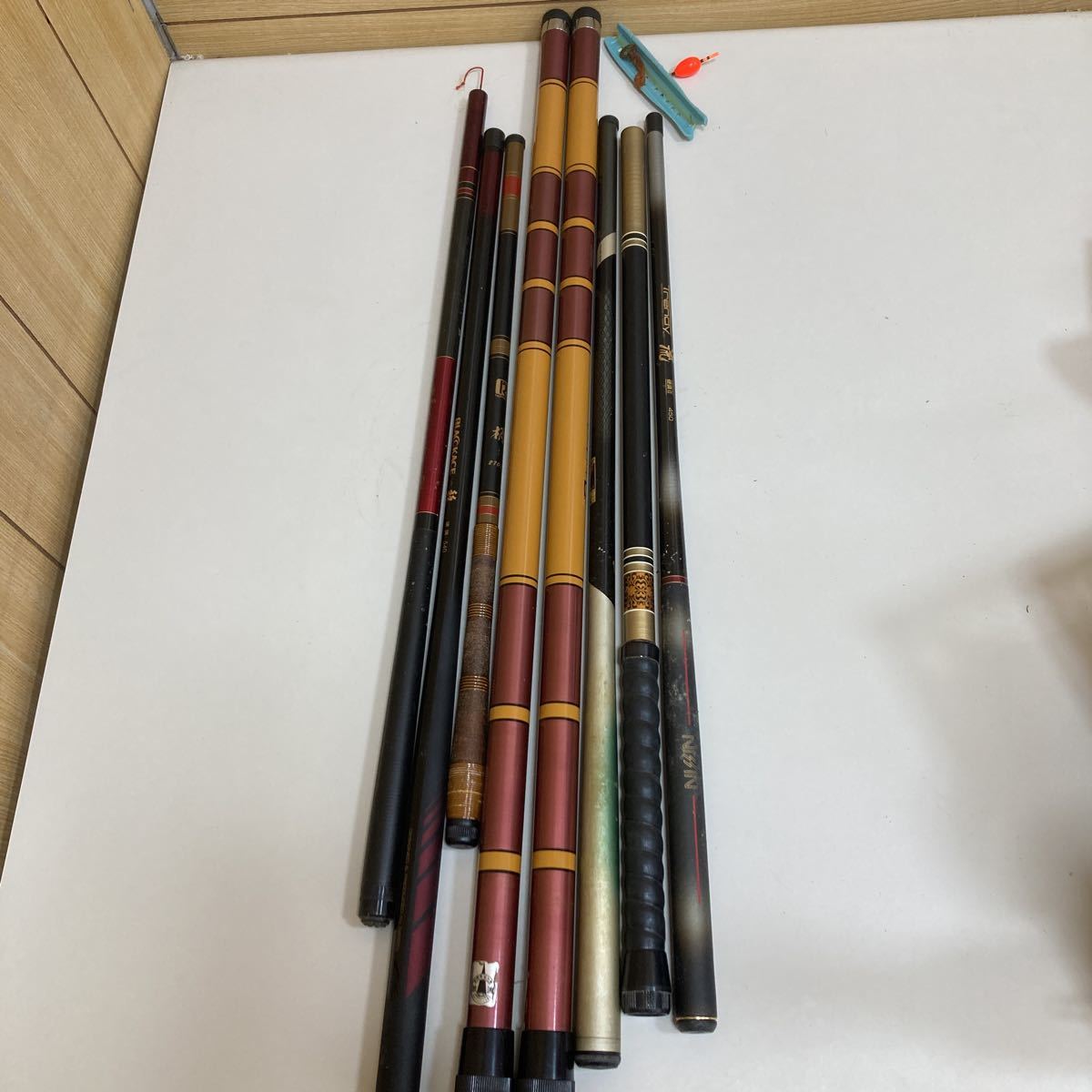 MK3369 釣り具 8本まとめ OLYMPIC ちとせ六号／那が瀬 450／梢