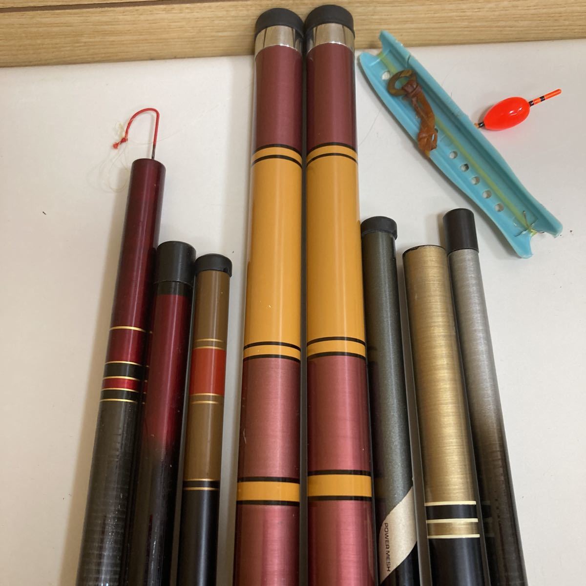 MK3369 釣り具 8本まとめ OLYMPIC ちとせ六号／那が瀬 450／梢