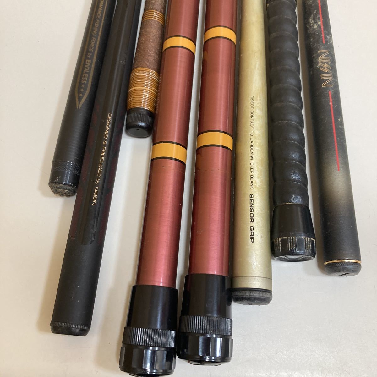 MK3369 釣り具 8本まとめ OLYMPIC ちとせ六号／那が瀬 450／梢