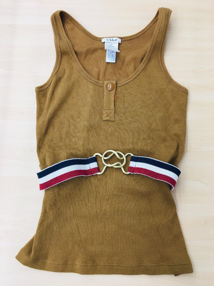 kyO216 Chloe クロエ ベルト付/トップス TS