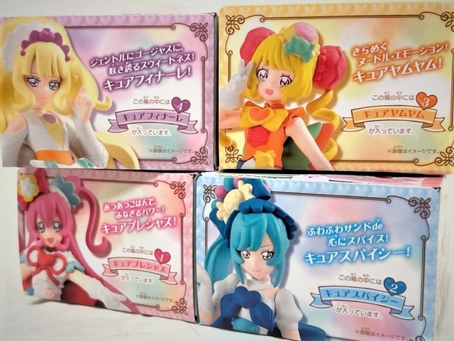 デリシャスパーティ プリキュア キューティー フィギュア 4 set キュア 