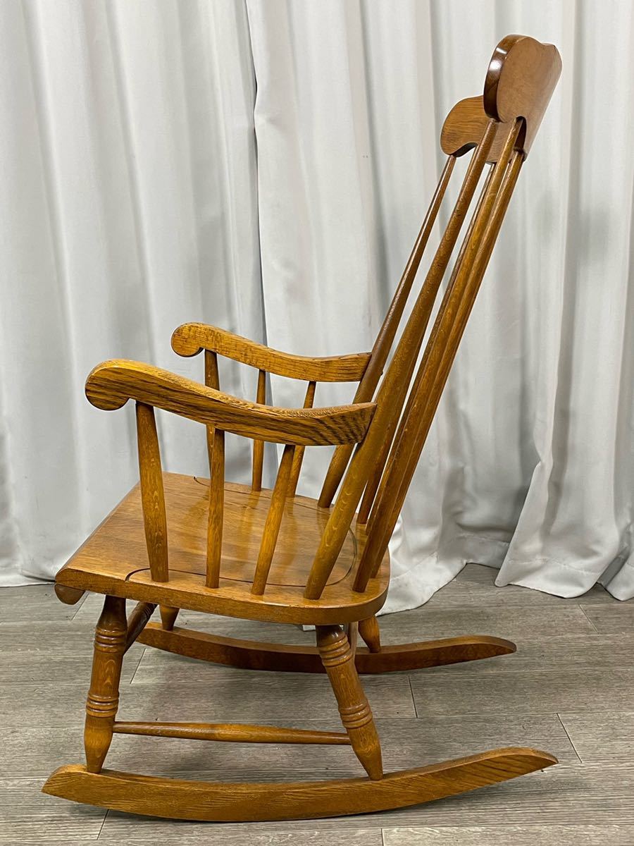 GD08 飛騨家具 柏木工 ロッキングチェア ウィンザーチェア 木製 椅子