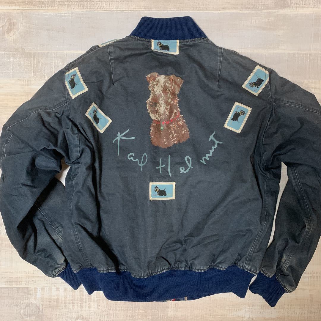 KARL HELMUT helmut Jacket MA-1TYPE レア商品KARL 【リバーシブル