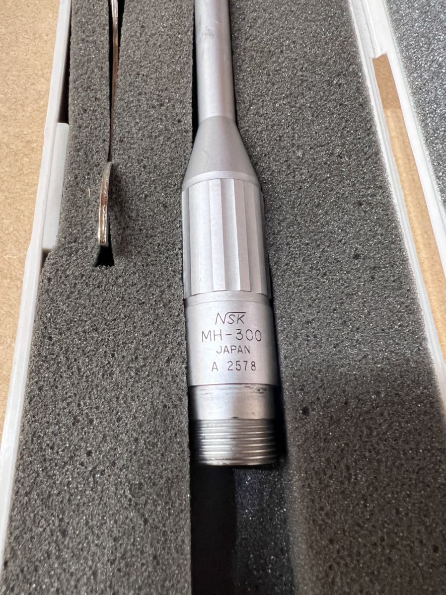 ④ NSK ナカニシ　ELECTER 2 エレクタ系　ロングアタッチメント　MH-300 先端径9mm 中古動作品　異音無し　ベアリング不良無し