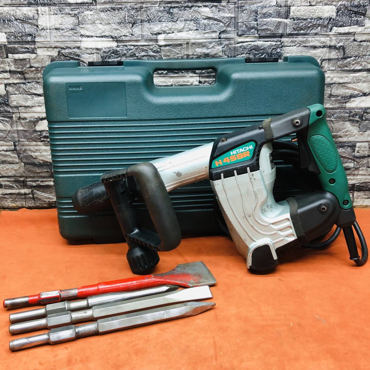 HITACHI 日立工機 電動ハンマ H45SR ハツリ動作良好!中古！