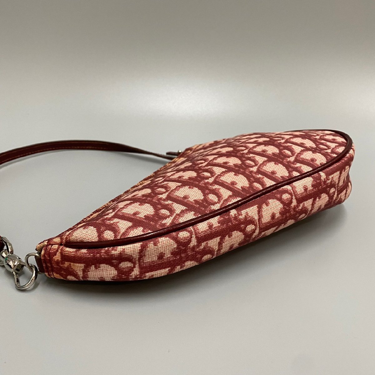 1円 美品 Christian Dior ディオール サドルバッグ トロッター ミニ 