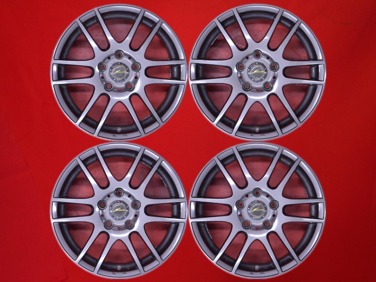 公式特売 【 激安 中古 4本セット 】 6Wスポークタイプ 社外 アルミ