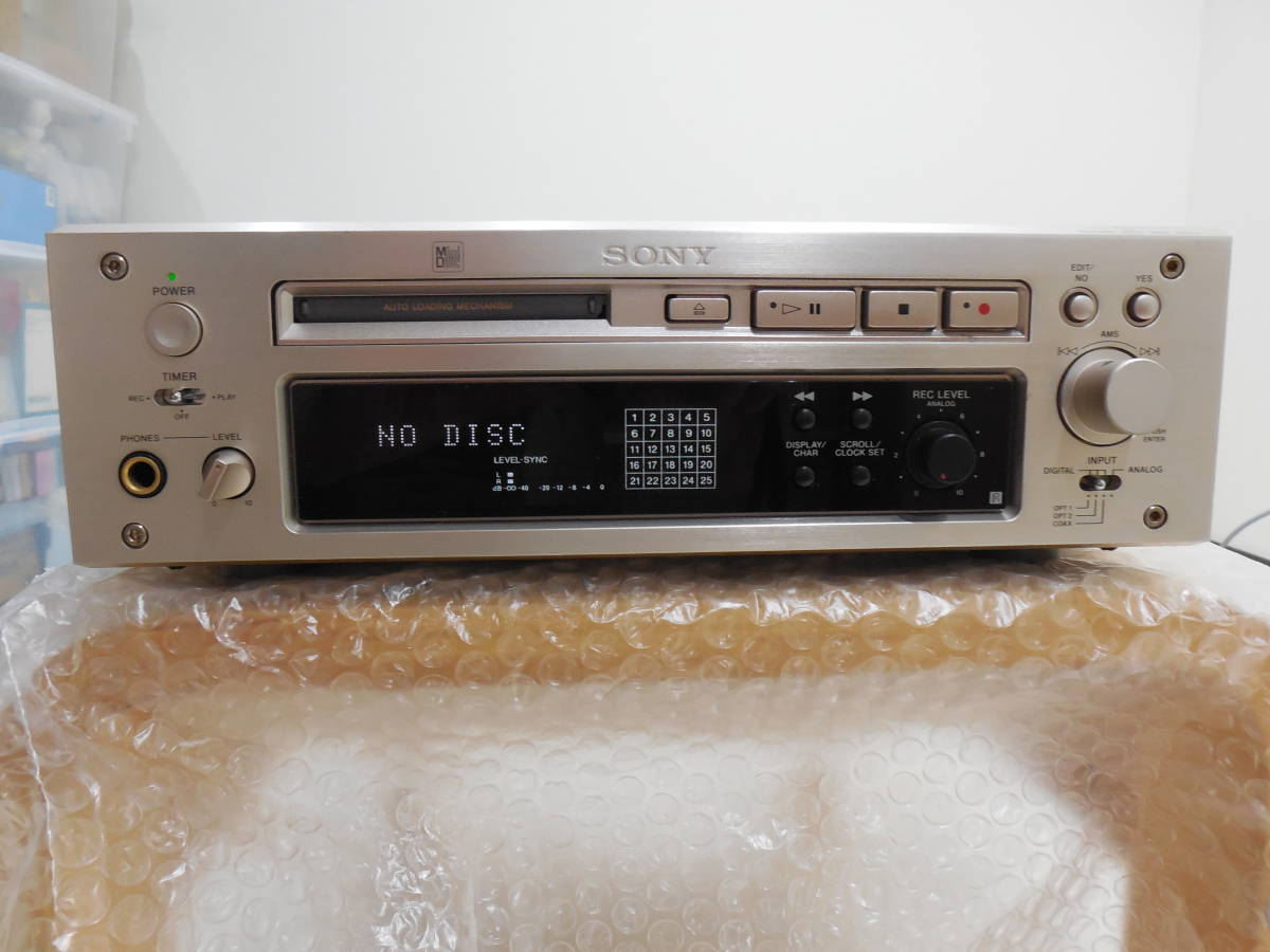 SONY MDS-J3000 ソニー MDデッキ | - ジャンク MDレコーダー MD MD据置
